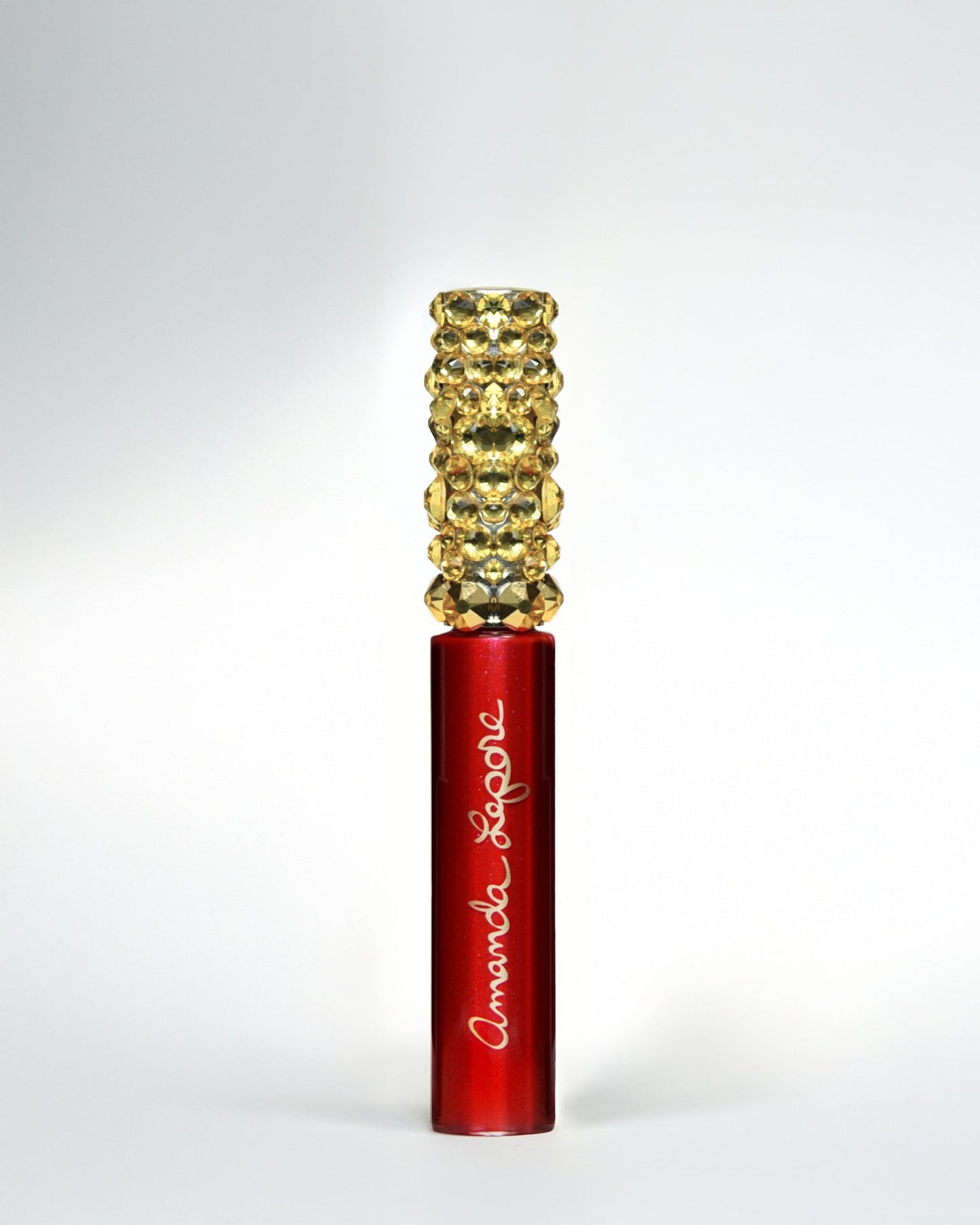 Amanda Lepore: Classic Red Lip Gloss Hand Embellished with Crystals from Swarovski by Amanda