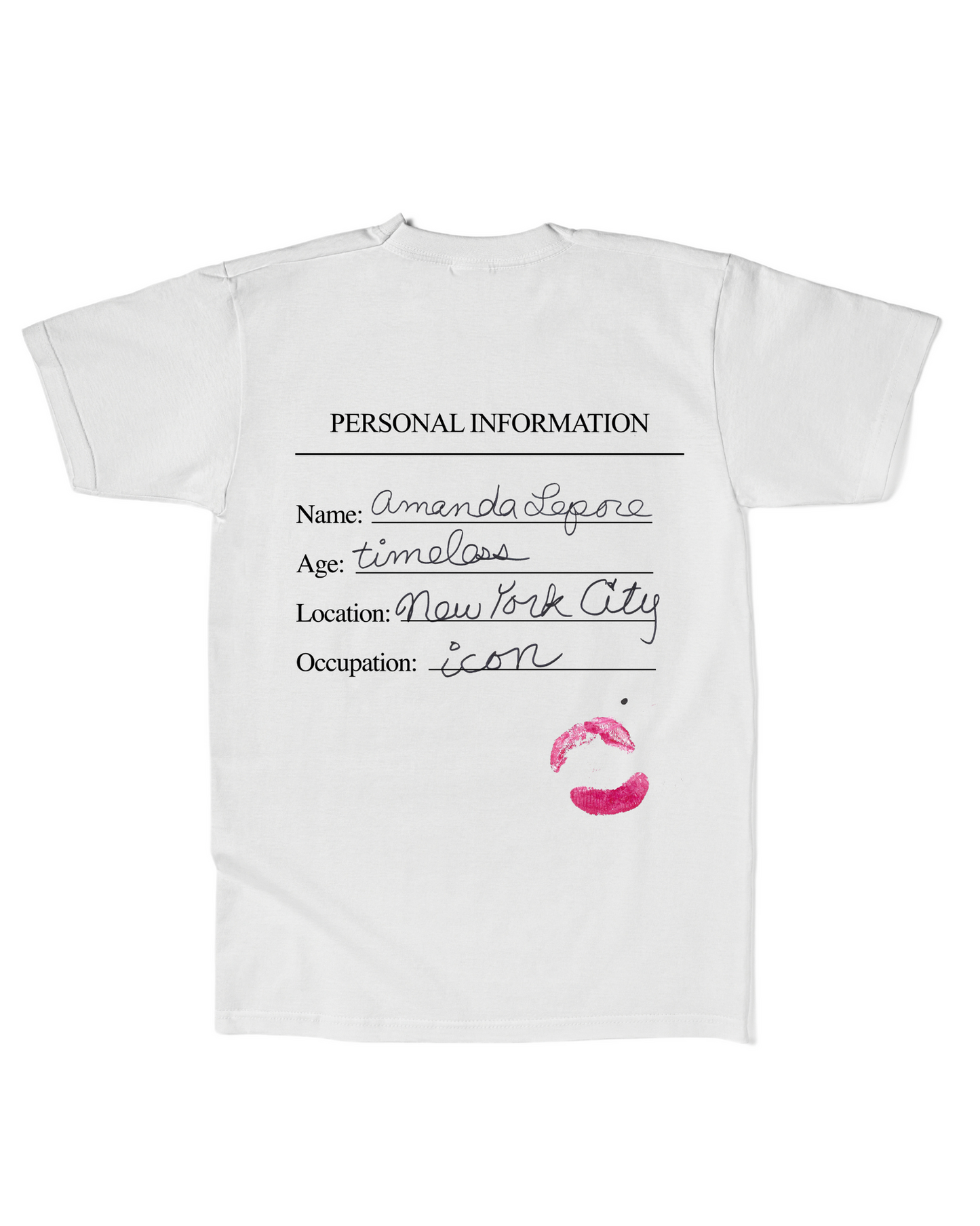 Amanda Lepore: The 2007 Icon Premium Tee (Double Sided)