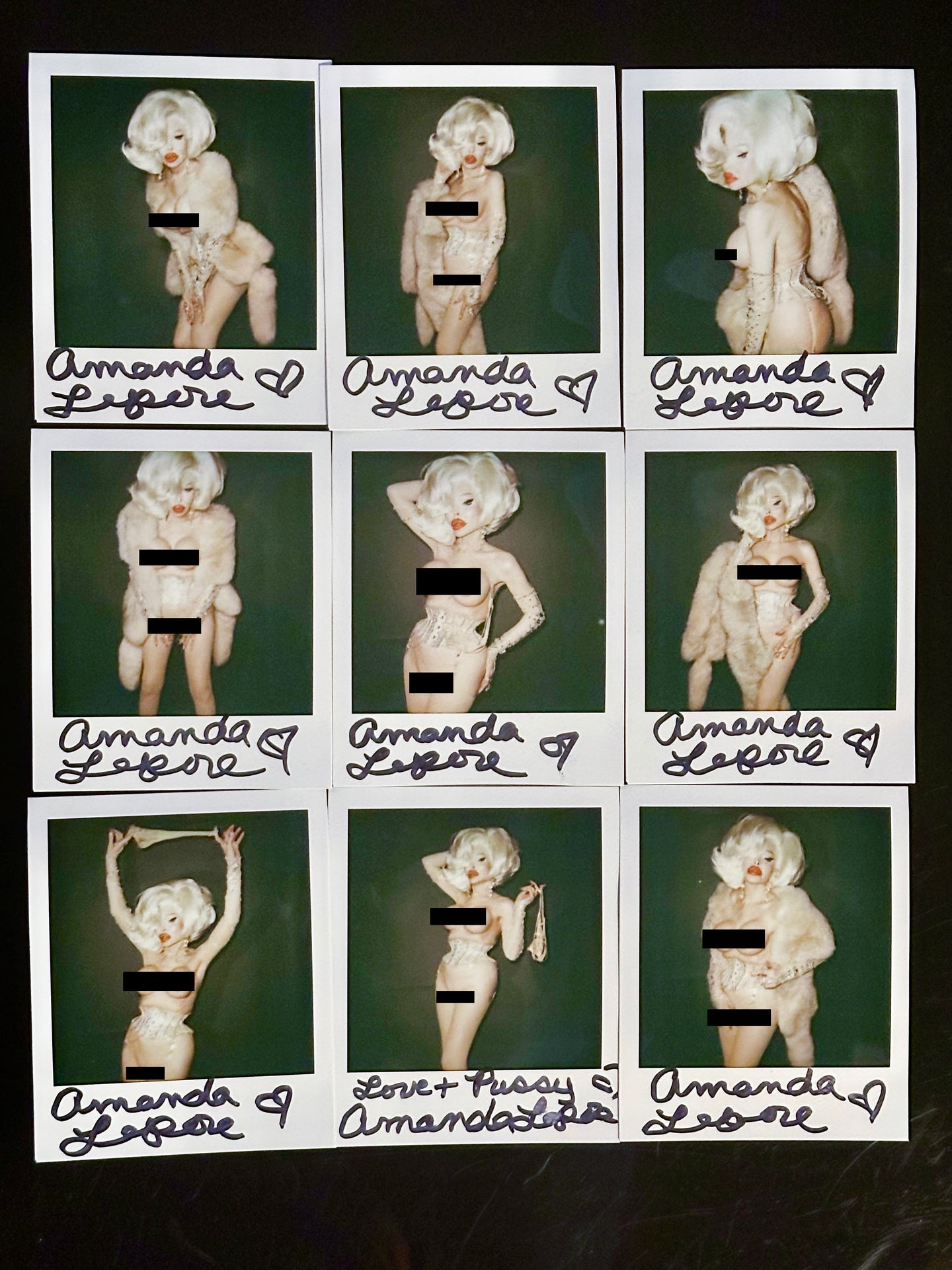 NEW Amanda Lepore: “SPICY” Signed Polaroid