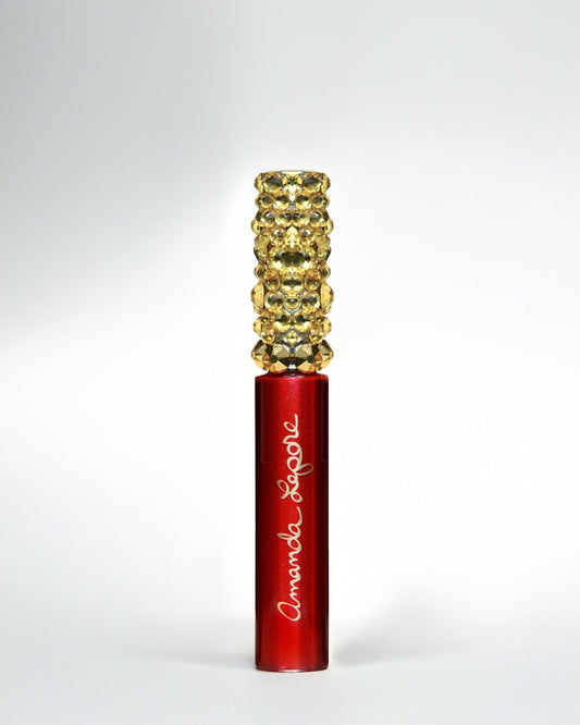 Amanda Lepore: Classic Red Lip Gloss Hand Embellished with Crystals from Swarovski by Amanda