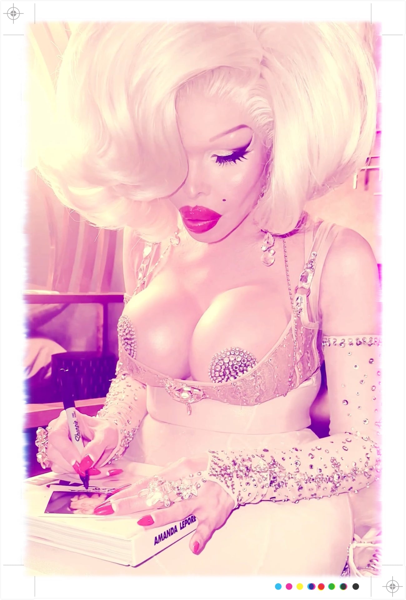 NEW Amanda Lepore: “SPICY” Signed Polaroid