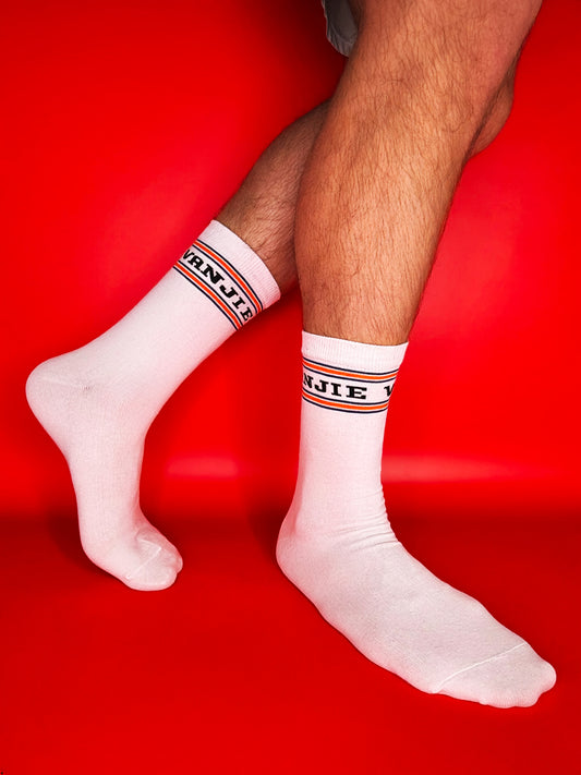 Vanjie Varsity Tube Socks