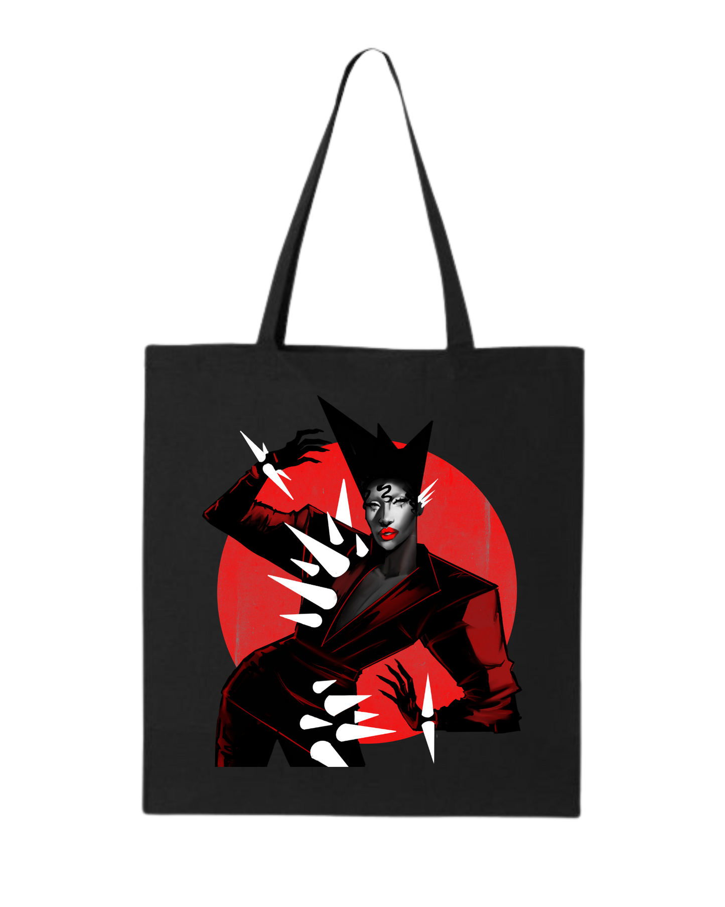 Jaida: AS7 Spikes Runway Tote Bag