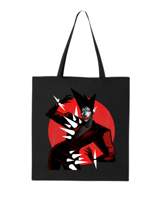 Jaida: AS7 Spikes Runway Tote Bag