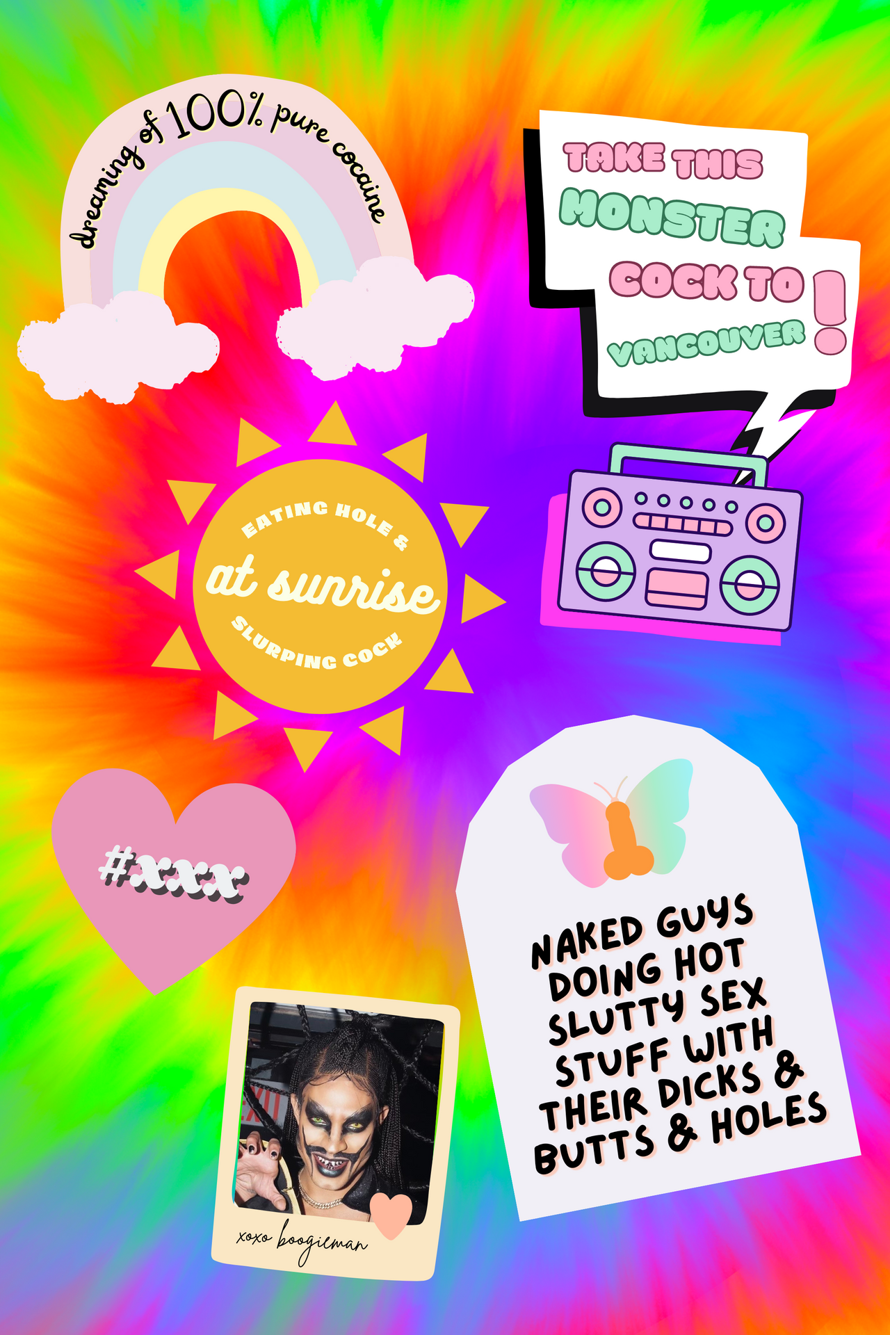 XXX Sticker Sheet