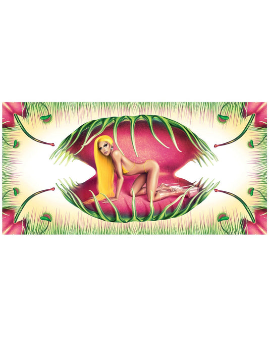 Venus Fly Trap Beach Towel