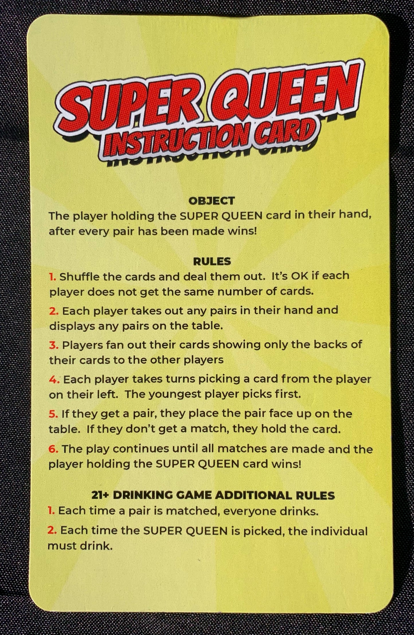 Super Queen Card Game