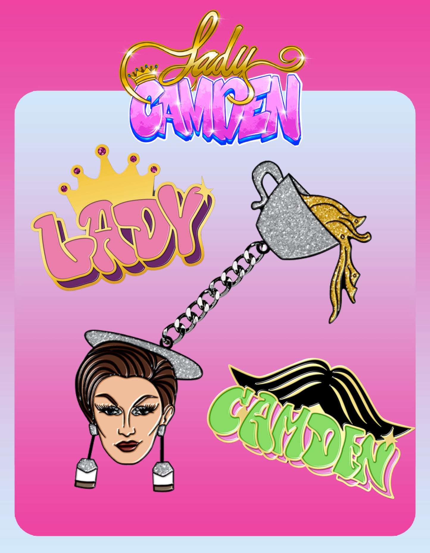 Lady Camden Pin Set